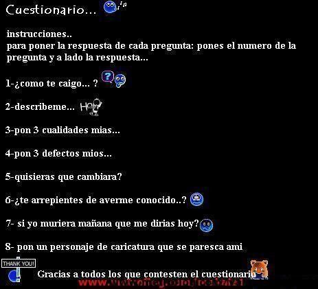 Fotolog de ssnaduchitass: Cuestironario